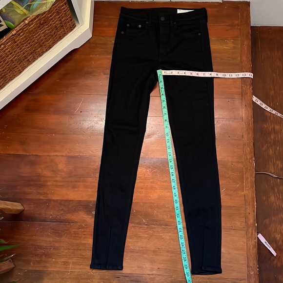 Like New Rag & Bone Yuki High Waist Jean in Coal Bar - Picture 9 of 16